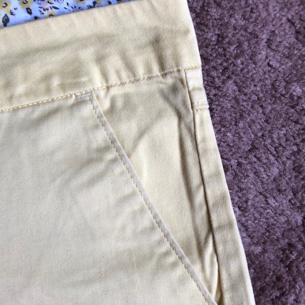 Max Rave: Yellow Cuffed Shorts - Picture 6 of 8